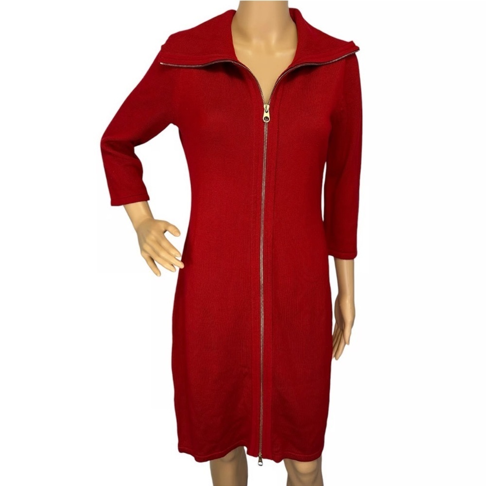 Calvin Klein Red Midi Dress